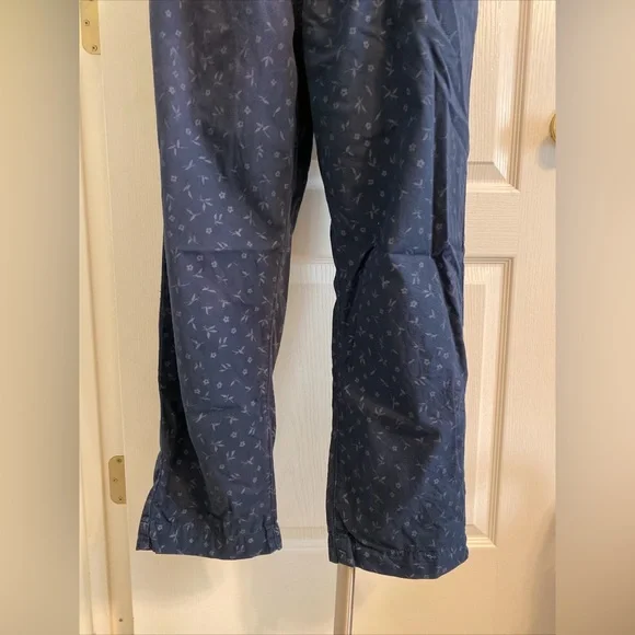 The Great. Gunny Sack Trouser High Rise Trouser Blue Floral Size 2 - Picture 5 of 8